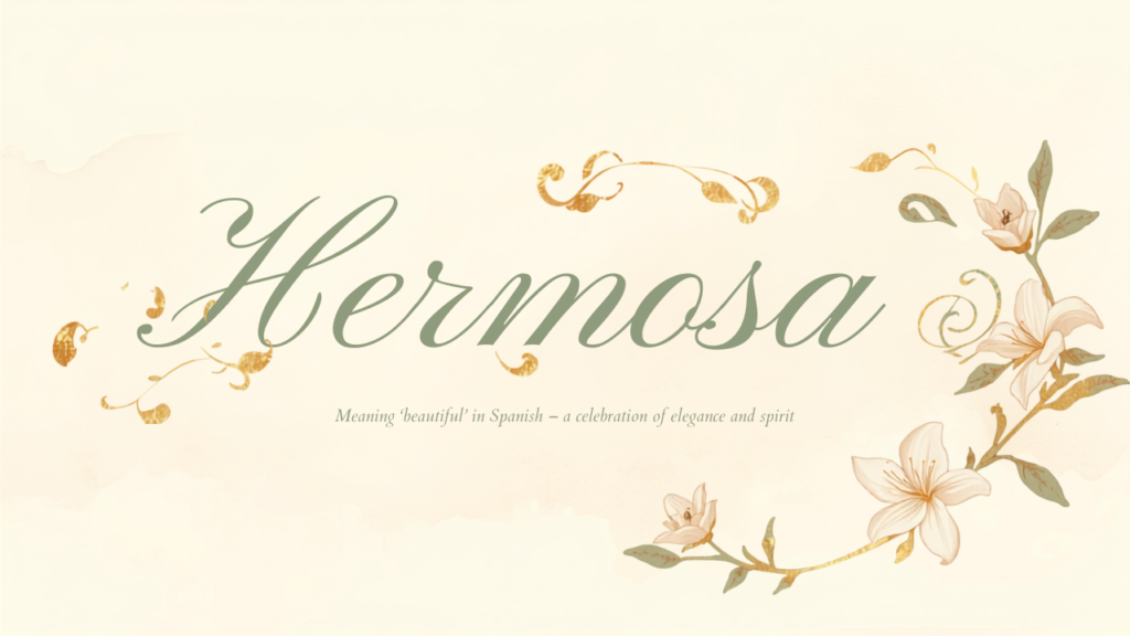Hermosa Meaning: Definition, Origin, Usage, and Everyday Examples
